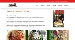 Desktop Screenshot of paisanspizzeria.com